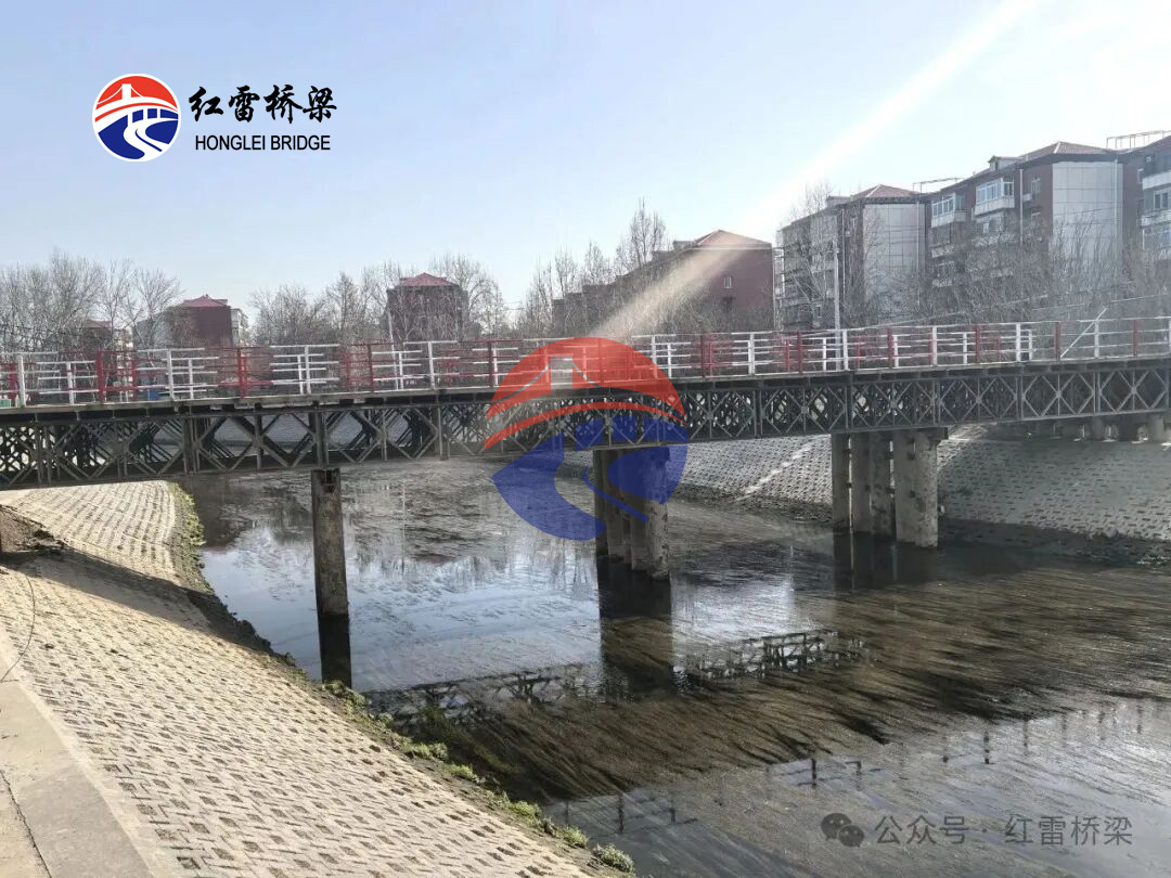 北京丰台区小龙河连心桥钢便桥专业分包工程圆满完工