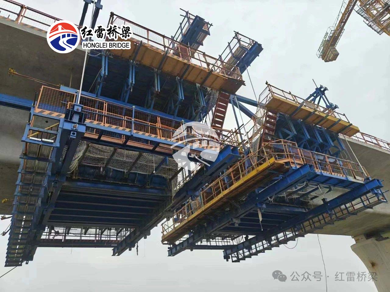 沪宁合高铁安徽段站前3标挂篮